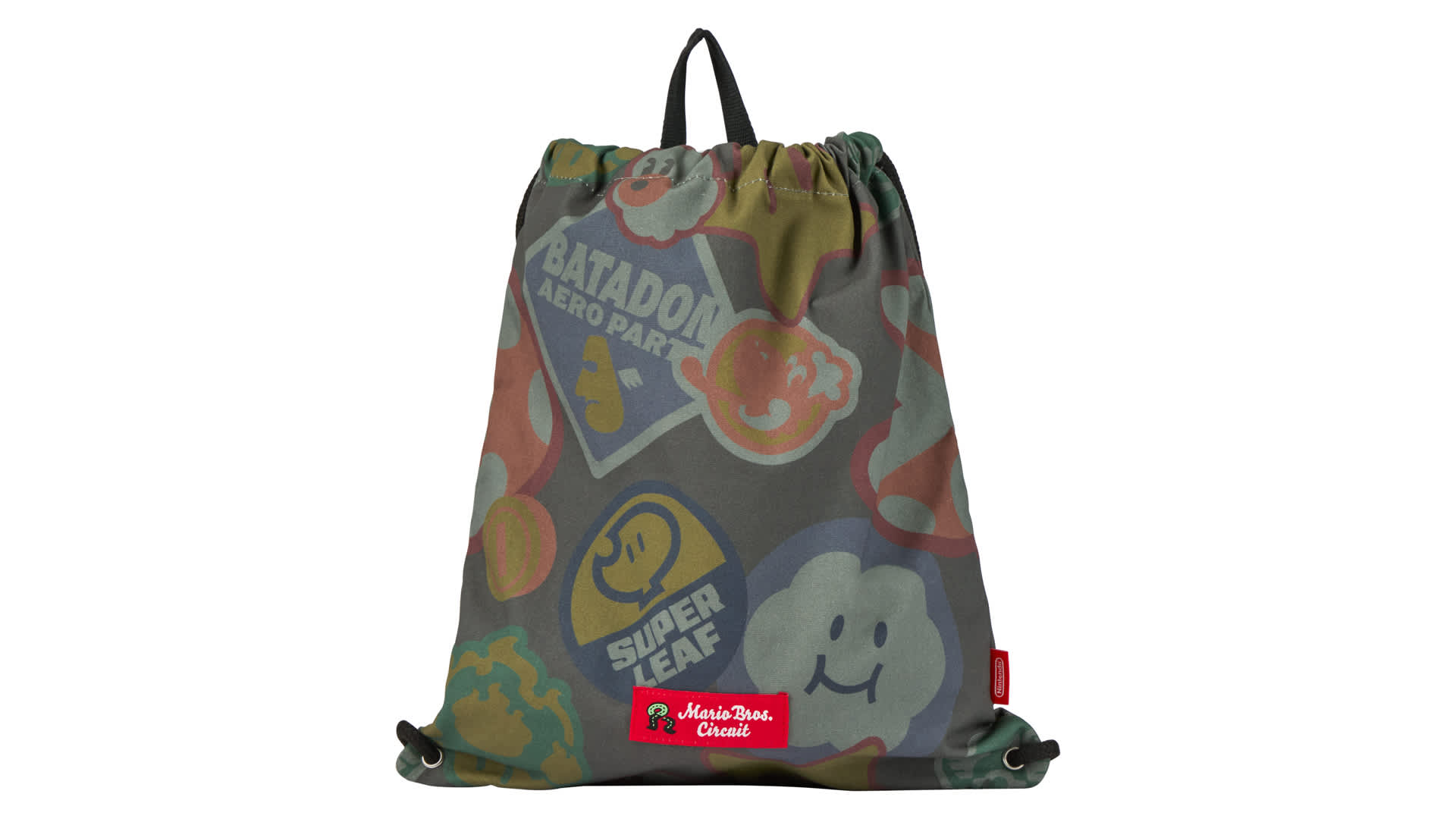 Mario Kart™ World Canvas Cinch Bag - Nintendo Official Site